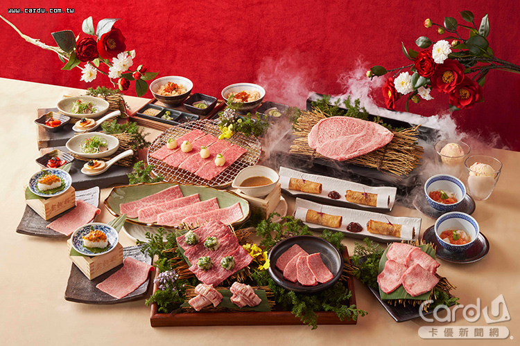 尾崎牛、近江牛、中山牛等拍賣級別的銘牌和牛展現極致美味(圖/老乾杯 提供)