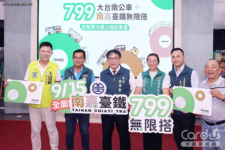大台南TPASS限一卡通　悠遊卡澎澎包秀時尚