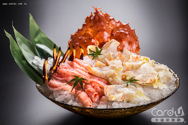 北海道當令鱈場蟹新鮮肥美,運用各種料理手法逼出鮮味(圖/晶華酒店 提供)