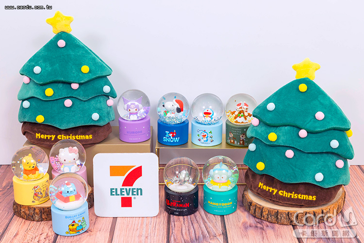 超萌水晶球共有9款,Hello Kitty、小熊維尼等療癒粉絲(圖/7-ELEVEN 提供)