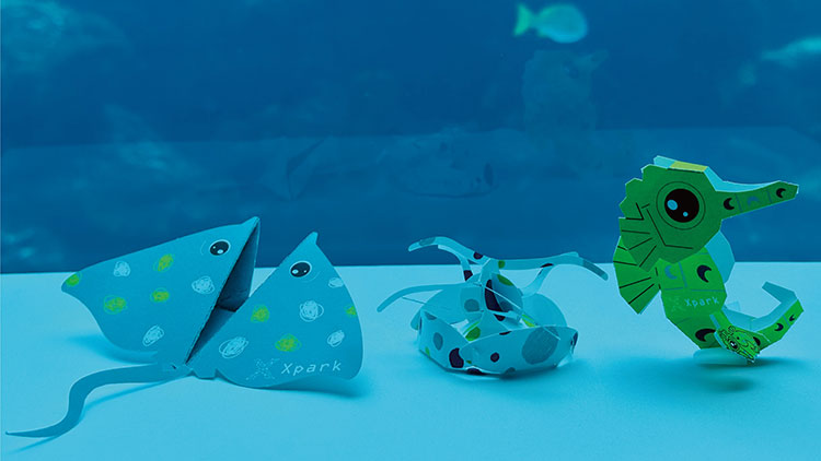 馬年新春Xpark摺紙材料包。