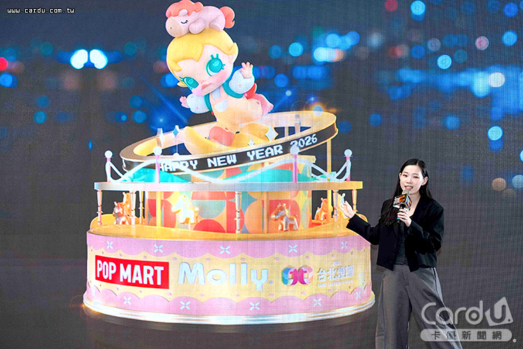 台北燈節西門展區與潮流品牌IP泡泡瑪特POP MART合作(圖/台北市政府 提供)