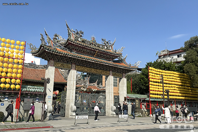北投關渡宮參拜人潮眾多,周邊將進行交通管制措施(圖/台北市政府 提供)
