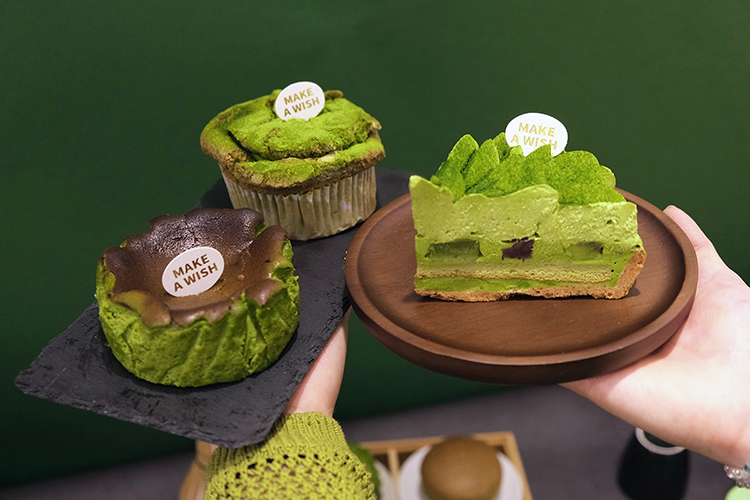 亞尼克推薦京都宇治抹茶系列甜點。