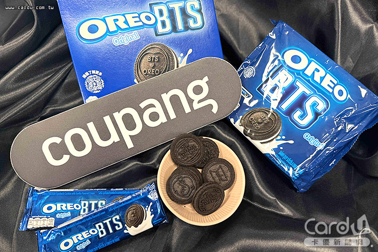 OREO & BTS 聯名餅乾共13款由成員們親自設計圖案(圖/Coupang酷澎 提供)