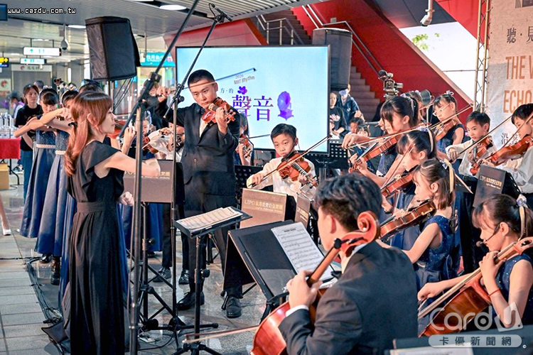 進站音樂融合客家、原住民及台灣經典樂曲,呈現在地特色(圖/桃捷公司 提供)